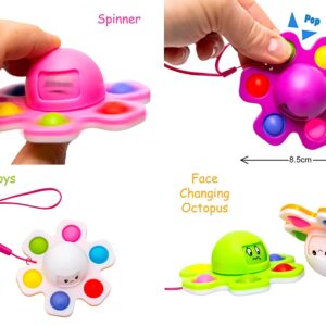 Face Changing Pop It Spinner - Each - Image 1