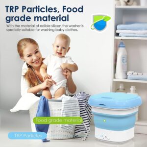 Mini Semi-Automatic Folding Washing Machine with Dryer ? Compact & High Quality( Random Color ) - Image 5