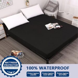 Waterproof Mattress Protector | Fitted Breathable Mattress Cover - Image 5