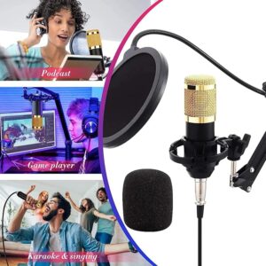 Podcast Mic Set With Live Sound Card,condenser Microphone With Rechargeable 12 Kinds Of Auxiliary Background For Karaoke Singing, Youtube Recording - Image 5