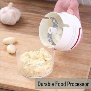 (NW00085) MINI FOOD CHOPPER  Powerful Meat Grinder Hand-power Food Chopper Mincer Mixer Blender Chop Meat Fruit Vegetable Nuts Shredder - Image 5