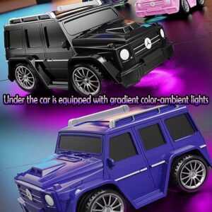 Mini Car with Remote Control Mini Remote Control Car Watch Racing Car USB Charging Cartoon RC Small Car Kids Toys (random color ) - Image 5