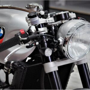 2 Pcs Cafe Racer Handle Grips Silicone Motorcycle Handle Grips Vintage Style Rubber Handle Grips Vintage - Image 2