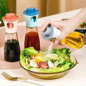 Oil Spray Dispenser / Oil Spray Bottle Pump for Cooking, BBQ, Baking, Frying, Salad (Random color) 170ml - Image 3