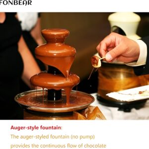 CHOCOLATE FOUNTAIN 3-TIER MINI CHOCOLATE Tower Three Layer MELTING Fondue Pot - Image 2