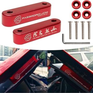 Car Hood Spacer Riser Kit | Vehicle Hood Bonnet Vent Space Modification Kit, Aluminium Alloy Billet - Image 2
