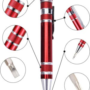 8 in 1 screwdrivers tool pen | Precision Pocket Screwdriver Set Mini Gadgets Repair Tool Mini Pen Screwdriver Set Multi-function Magnetic Screwdriver Kit (Random color) (1 pc) - Image 5
