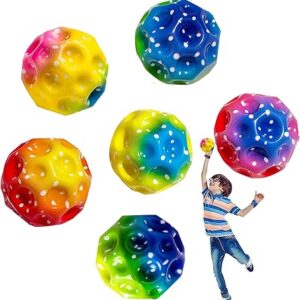 1 Pc of Super High Bouncing Colorful Space Moon Ball (random color) - Image 1