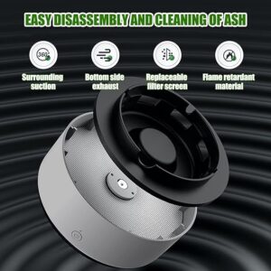 (NW000422) 2-in-1 Air Purifier Quiet Ashtray, Ashtray Multifunction Electronic Smokeless Car Ashtray (random Colors) (box Packing) - Image 3