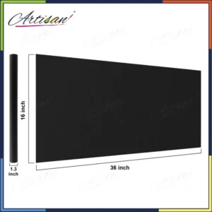 Artisan - Blackboard Chalkboard Vinyl Sticker Washable, Reusable - DIY Black Board Wall Adhesive Vinyl Sticker Roll - with 5pc colorful chalks - Image 4