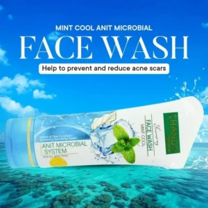 CHANDO Naturals Foaming Face Wash Mint Cool ? Anti-Microbial Daily Cleanser for Oily & Acne-Prone Skin (100ml) - Image 4