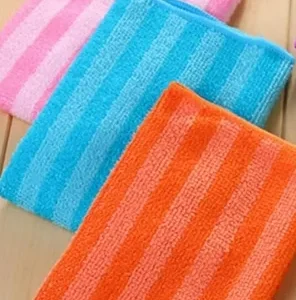Microfiber Cleaning Towel Set ? Super Absorbent, Soft & Reusable for Kitchen, Car & Home Use" - Image 1