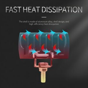 2 Lens Dolphin Projector LED Light for bikers and Cars (1 pc) - Image 4