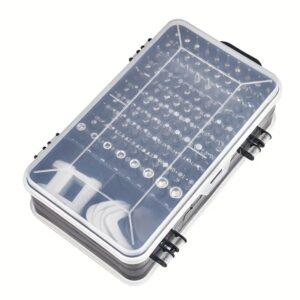 115-in-1 Precision Magnetic Screwdriver Set ? Stainless Steel Flat Head Repair Tool Kit for Phones, Computers, Laptops, Watches, Eyeglasses, and Other Electronics - Tool Kit - Image 1