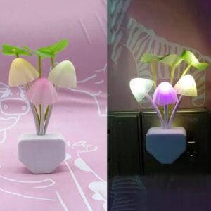 Mushroom Night Light | LED Night Lights | Flower Lamp Bedroom Baby room Lamps For Family, Friend or Kids Gifts (Random colors) - Image 4
