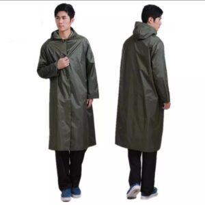 1 Piece Rain Coat | Waterproof Rain Coat | Rain Coat For Bikers | Rain Coat For Men & Women | Parachute Material Rain Coat ( Only Coat ) & ( Random Color ) - Image 1