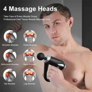 New Imported KH-810 Mini Facial Gun Rechargeable Handheld Muscle Massager (random color) - Image 4
