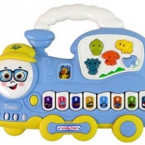 Colorful Musical Train Toy for Toddlers with Lights, Sounds, and Interactive Buttons ? Early Learning Toy with Melodies, Engine Sounds, and Fun Activities for Kids (1 Piece, Random Color) - Image 1