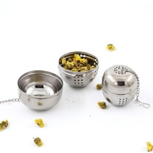 Tea Infuser , Stainless Steel Tea Ball Strainer Filter Infuser for Loose Leaf Tea and Mulling Spices - Image 1