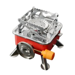 Camping Stoves Folding Outdoor Gas Stove Card Type Palm Square furnace - Image 3