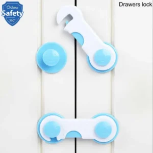 New 1pc Cabinet Door Drawers Refrigerator Locks Protection from Children Baby Safety Plastic Security Lock(random color) - Image 4