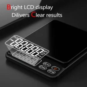Precise Escort Digital Kitchen Scale with LCD Display - GL-01 - Image 3