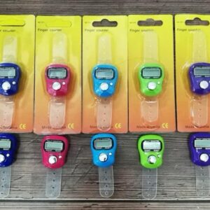 Finger Counter Tasbih Digital Electronic Tally Counter Praying Muslim LCD Counter .. pack of 2 (random color) - Image 3