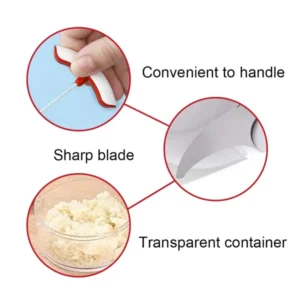 Multifunctional Grinding Food Chopper | Mini Manual Chopper(random color ) - Image 3