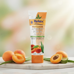 Relax Apricot Scrub ? Original Quality Exfoliating Face Scrub for Deep Cleansing, Smooth, Clear & Naturally Radiant Skin (150ml) - Image 5