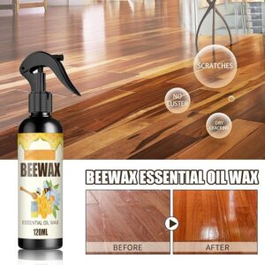 Beeswax Furniture Polish and Cleaner Spray, Natural Micro-Molecularized Beewax (120ml) - Image 5