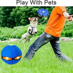UFO Flying Flat throw disc ball toy for kids | Magic Flying Saucer Frisbee Spinner Ball (Random color) - Image 3