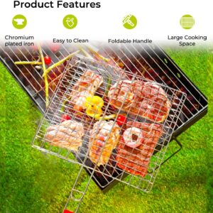 Bbq Stainless Steel Hand Grill (Small Size). - Image 3