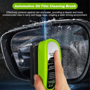 Universal Glass Cleaner,clear Vision Car Glass Oil Film Cleaner Brush For Windshield | Bottle also  Included - Image 3