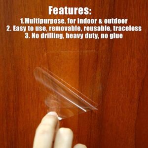 Double side sticky tape 2.5 inch x 2.5 inch size | Square Double Sided Transparent Tape | double-sided adhesive tape for hanging on the wall, waterproof, square adhesive tape, for indoor and outdoor - Image 3