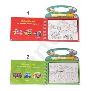 Magical Drawing Books With Pen, Water Reveal Activity Book For Kid  (random Design Books) - Image 3
