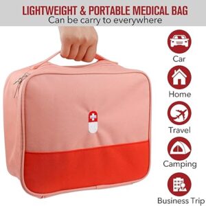 Empty Medicine Pills Storage Box Organizer | First Aid Kit Medicine Bag Portable Waterproof Outdoor Travel (Random color) - Image 5