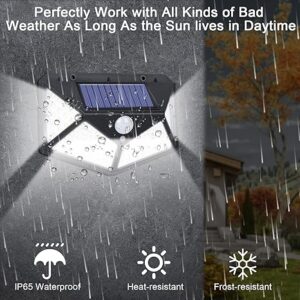 SOLAR INTERACTION WALL LAMP BK-114 | Outdoor Motion Sensor Solar Light - Image 4