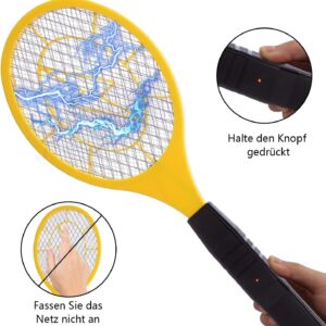 (NW000404) Electric Mosquito Killer Racket 2 In 1 Led Flash Light (Battery Operated) (random Color) - Image 3