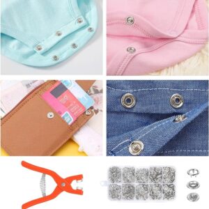 Tich Button Machine Plier plastic Body | Button Fixer Plastic body with 25 Buttons - Image 3