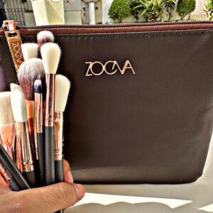 pack of 12 Zoeva makeup brushes with pouch complete makeup brush set including 12 face and eye make up brushes - Image 2