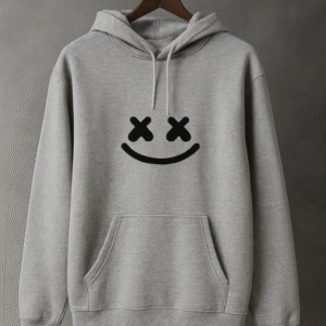 New Summer Collection Full Grey Hoodie Printed For men And Boys - Image 2