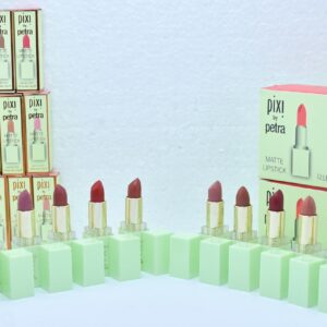 Pixi 12-Color Waterproof & Long-Lasting Lipstick Set - Vibrant, Smudge-Proof Shades for All-Day Wear - Image 1