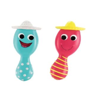 Huiye Child Shake Fun Toy Hand Baby Rattle And Shake Musical Toy Rattle For Kids ( 2PCS SET) - Image 5