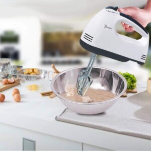 DH-133 Scarlett Multifunctional 7 Speed Mini Mixer Electric Food Blender Scarlett Handheld Mixer Egg Beater Automatic Cream Food Cake Baking Dough Mixer - Image 3