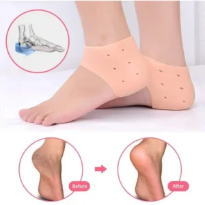 Pack of 2,Pair of half Heel Pain Anti Crack Silicone Set - Anti Crack  For Pain Relief Unisex - Image 5