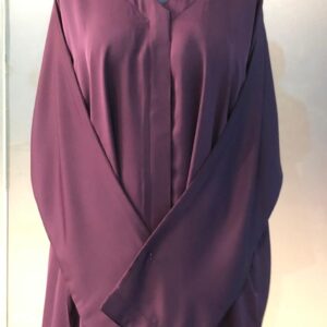 Plain Nida Fabric Abaya Maxi & Front Open - Image 1