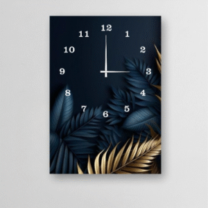 Elegant 12x16 Inch Wooden Wall Clock ? Digital Printed Design, Hook Hanging (Without Battery) - Image 1