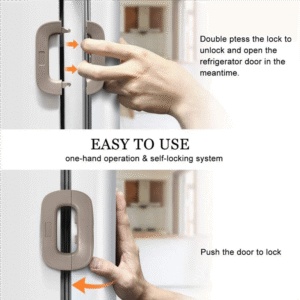 Home Refrigerator Door Lock, Child Proof Refrigerator Door Lock (Random Color) - Image 5