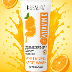 Dr Rashel Vitamin C Ultra Hydrating Whitening Face Wash ? Brightening & Moisturizing Cleanser, 100ml (1 Pc) - Image 1