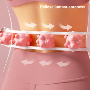 Multifunctional Bump Ball Full body massager | Muscle Relaxation Body Massage 8 Balls Ergonomic Handle Roller (Random color) - Image 5